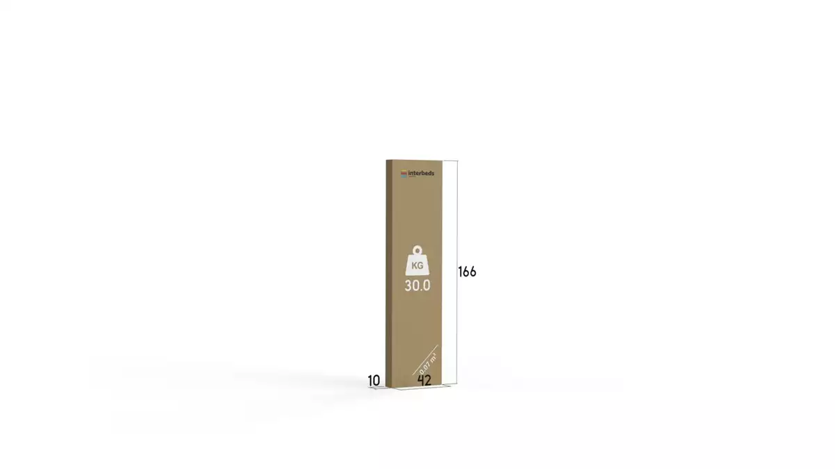 Metoda de ambalare pentru patul copiilor single 1 80x160, pin