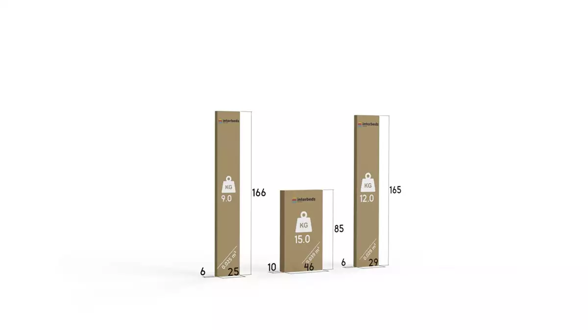 Metoda de ambalare pentru patul copiilor single Winnie 80x160 cu sertar, alb/albastru