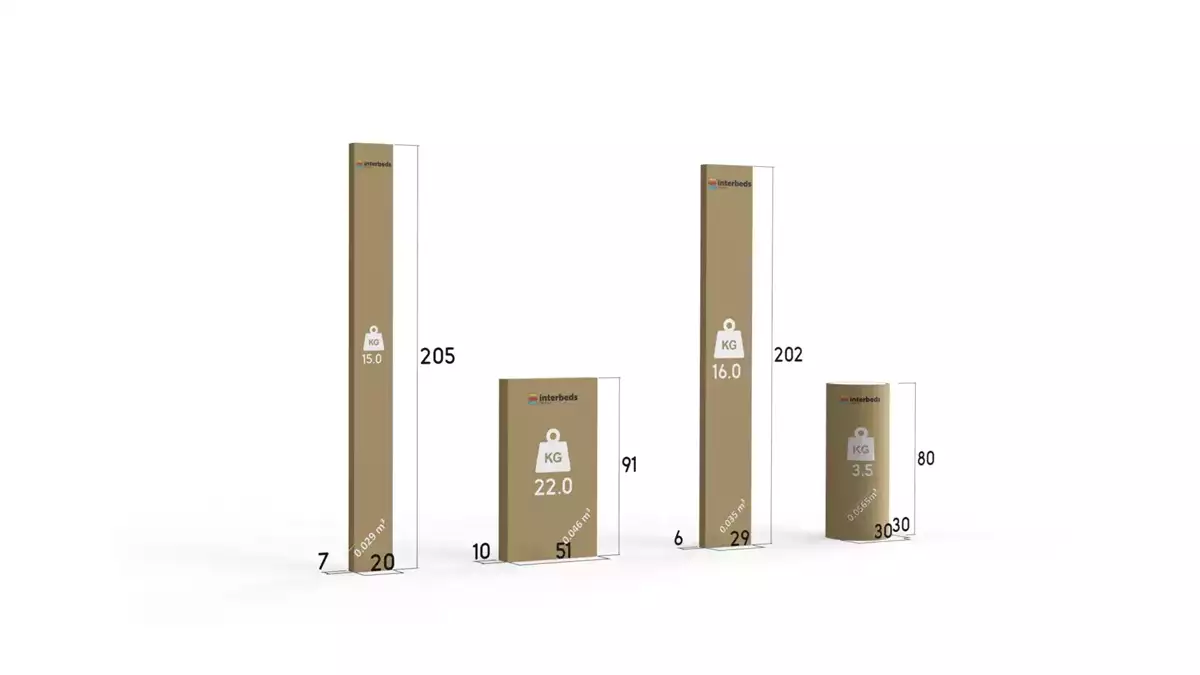 Metoda de ambalare pentru un singur pat Darek 80x200 pentru tineret cu saltea și sertar, grafit Metoda de ambalare pentru un singur pat Darek 80x200 pentru tineret cu saltea și sertar, grafit
