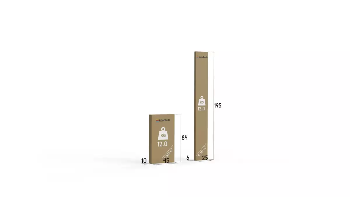 Metoda de ambalare pentru patul de tineret single eryk 80x190, pin