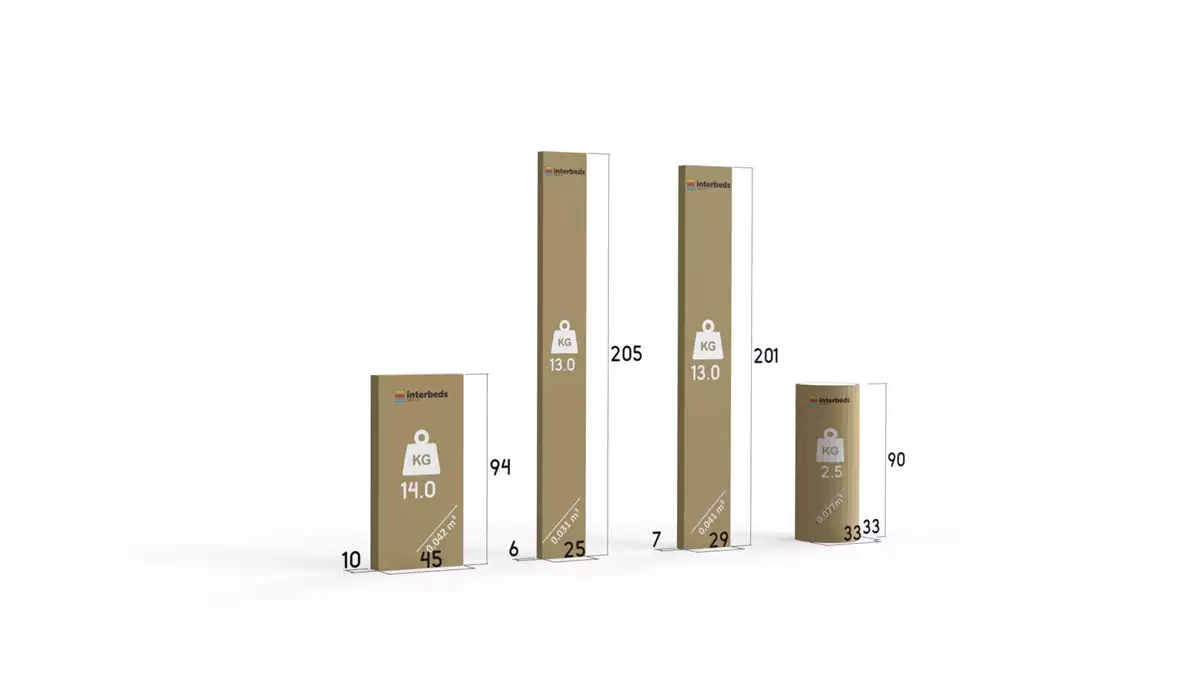 Ambalaje pentru patul de tineret single eryk 90x200 cu saltea și sertar, alb Ambalaje pentru patul de tineret single eryk 90x200 cu saltea și sertar, alb