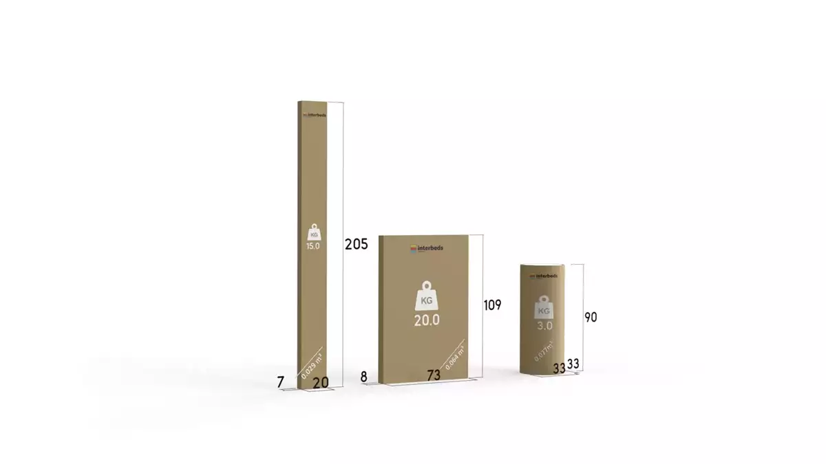 Metoda de ambalare pentru patul de tineret single lili 90x200 cu saltea, alb Metoda de ambalare pentru patul de tineret single lili 90x200 cu saltea, alb