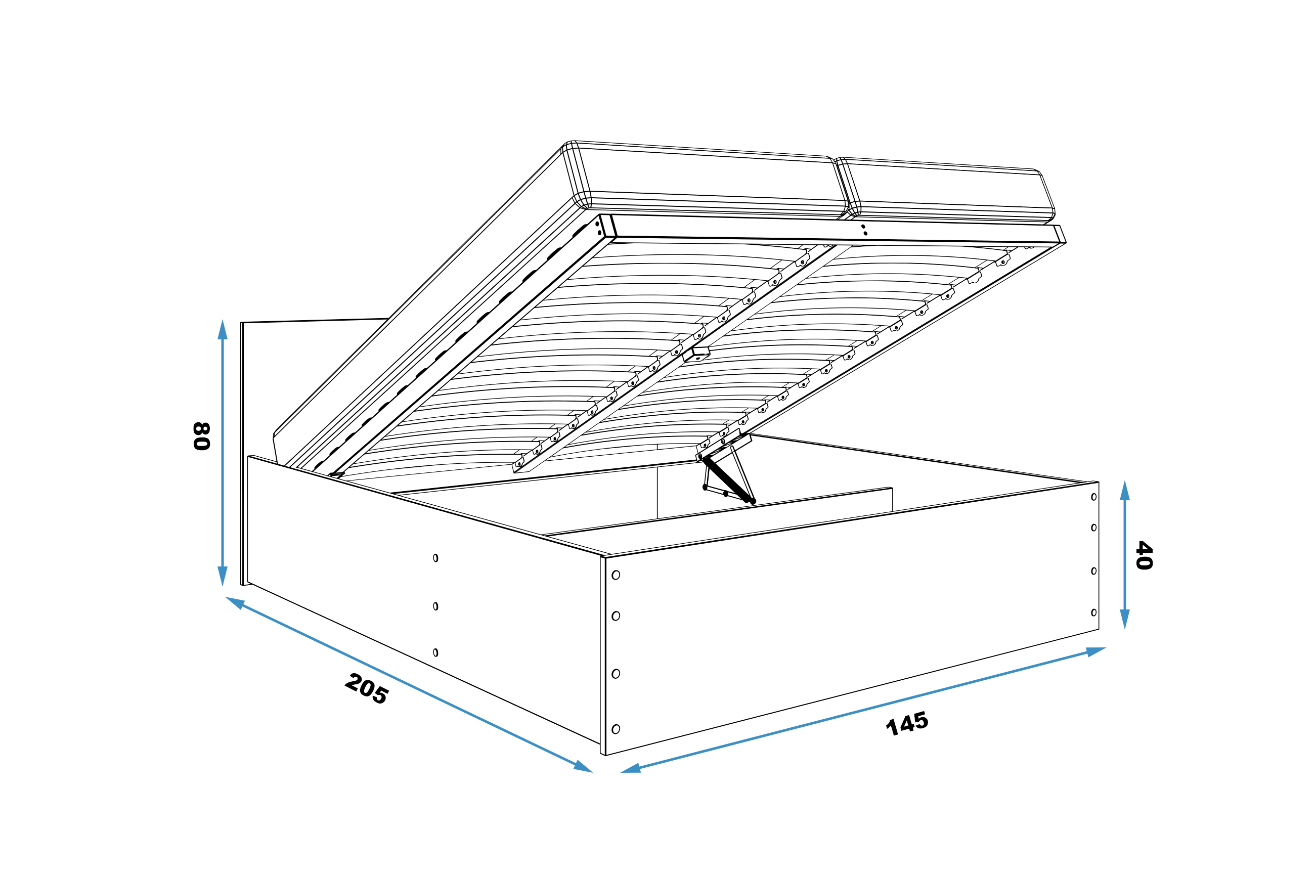 Dimensiuni și specificații pentru patul patului de pat Paamax 140x200 pat cu saltea și recipient, alb Dimensiuni și specificații pentru patul patului de pat Paamax 140x200 pat cu saltea și recipient, alb