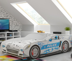 Cars pat single 80X160, argintiu
