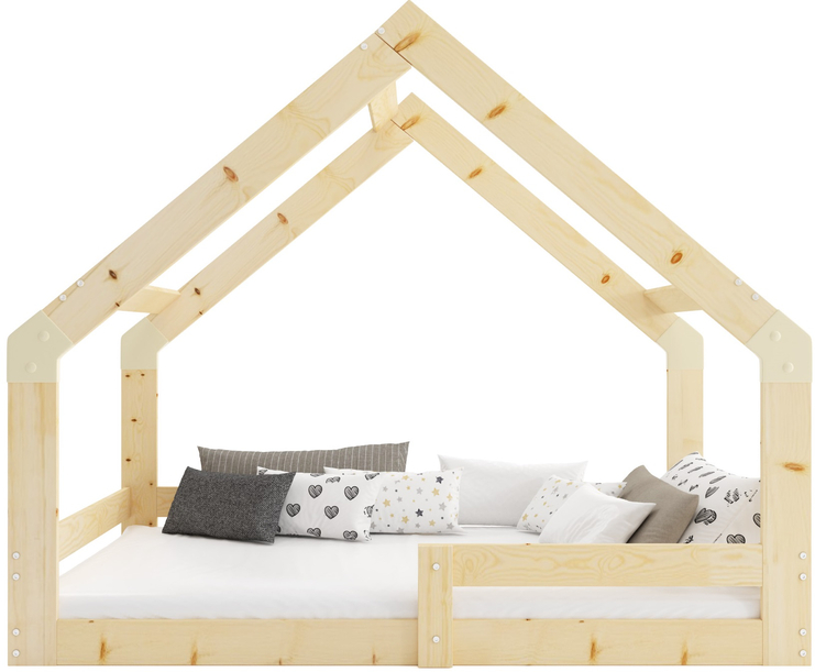 Cottage pat simplu 80X160, lemn natural
