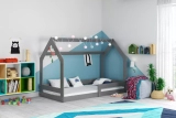HOPE 1 80X160 pat single cu saltea, grafit
