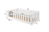 Pat single Bella Sima 80X160, alb
