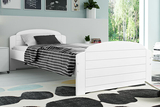 Pat single pentru tineri LILI 90X200, alb