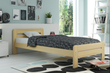 Pat dormitor DALLAS 120X200 cu saltea, pin